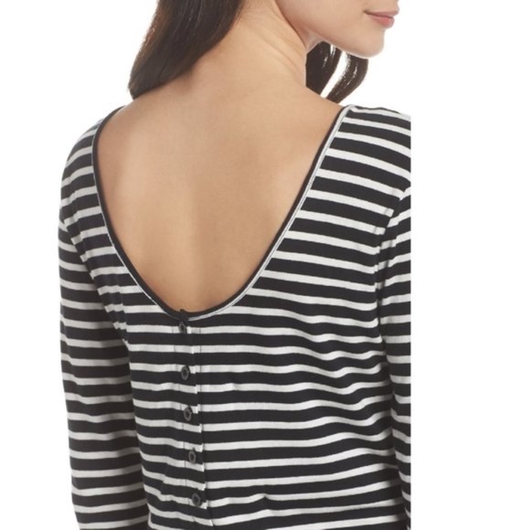Knot Sisters Costa Stripe T-shirt Dress - Picture 2 of 8